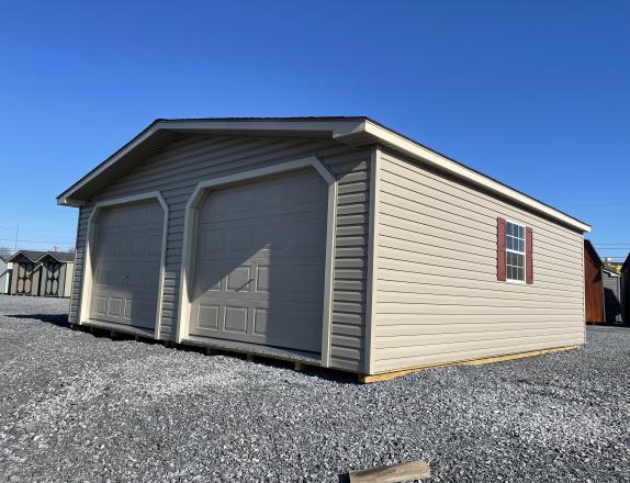 24'x24' Two-Car Garage with electrical package from Pine Creek Structures in Harrisburg, PA