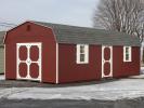 14x28 Red Gambrel Dutch Storage Barn at Pine Creek Structures of Spring Glen, PA